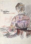 Edouard Manet Femme Jouant du piano (mk40) oil painting artist
